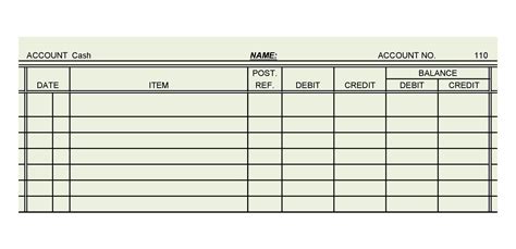 37 Perfect General Ledger Templates Excel Word Templatelab