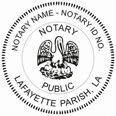 Notary Louisiana Stamp Seal Embosser Inking Self
