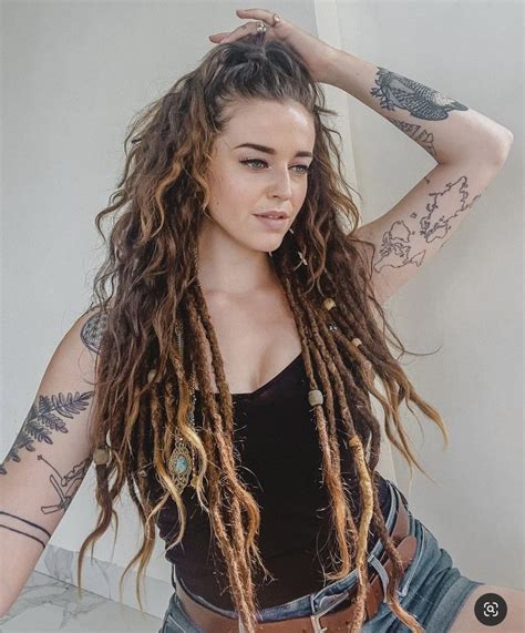 Pin By Sadie Mather On Curl Up And Dye Dread Hairstyles Partial