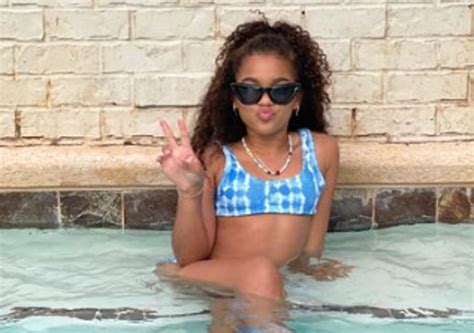 JOIE CHAVIS AND BOW WOWS DAUGHTER SHAI MOSS IS ENJOYING SUMMER