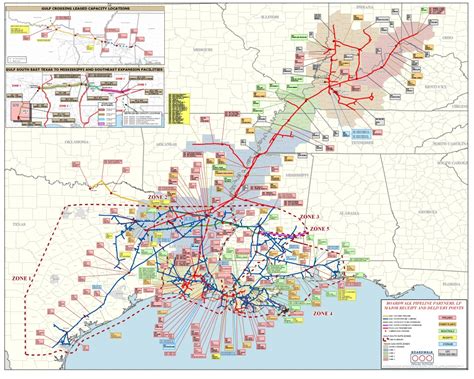 Texas Gas Pipeline Map Free Printable Maps