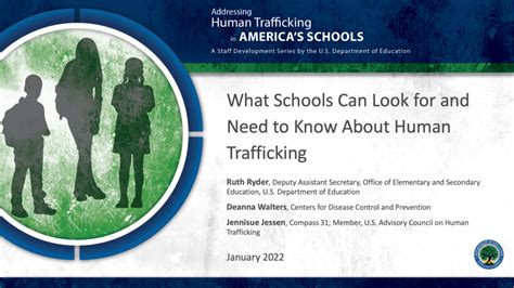 Addressing Human Trafficking In Americas Schools Staff Development