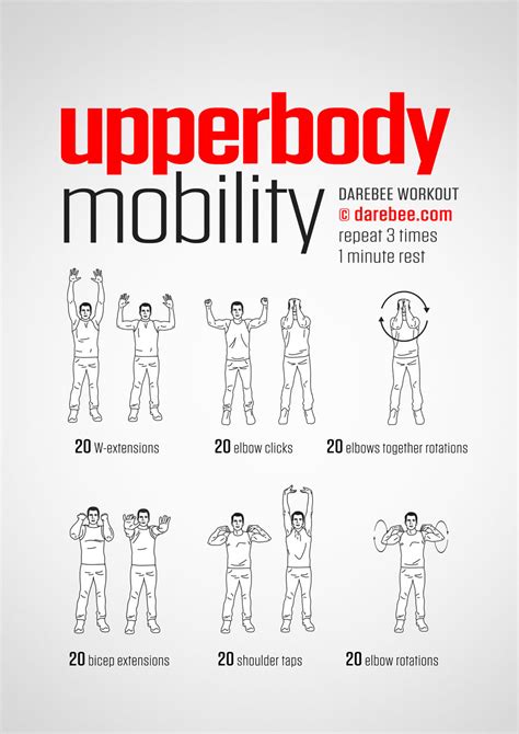 Upperbody Mobility Workout Free Workouts Gym Workouts At Home