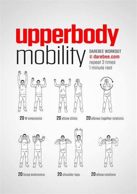 upperbody mobility workout free workouts gym workouts at home workouts fitness exercises