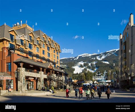 Whistler Blackcomb Ski Resort British Columbia Canada Stock Photo Alamy