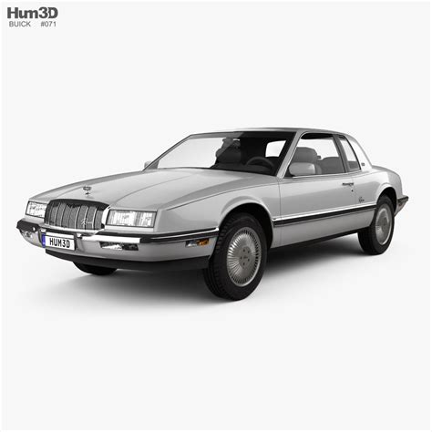 3d Model Of Buick Riviera 1989 Available For Download In Fbx Obj 3ds