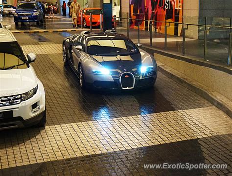 The brand sells essentially one car, the chiron. Bugatti Veyron spotted in Kuala Lumpur, Malaysia on 11/01/2014