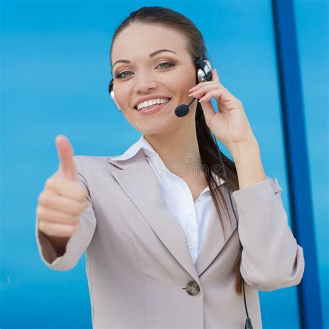 Woman From Call Center Stock Image Image Of Support 66485591