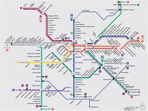 Veja O Mapa De Estações Do Metrô E Cptm Metrô Cptm