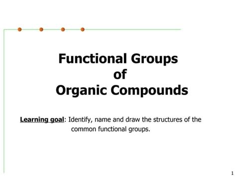 Oc 02 Functional Groups Handout Ppt