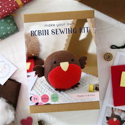 Make Your Own Robin Craft Kit Clara And Macy