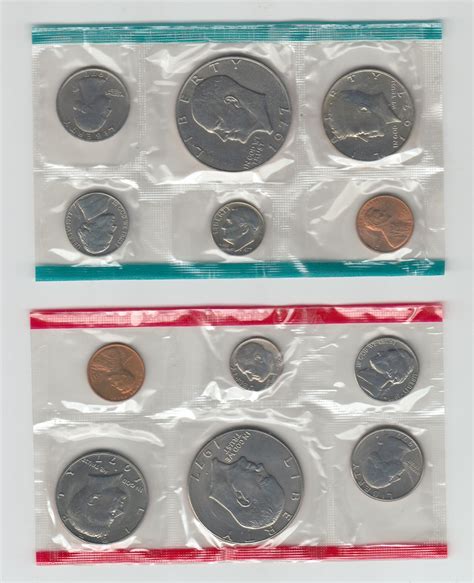 Usa 12 Coins Uncirculated Mint Set Us Mint 1977 Buyer