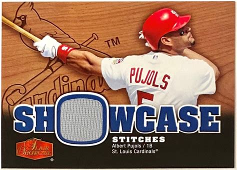 Albert Pujols 2006 Flair Showcase St Louis Cardinals Baseball Showcase