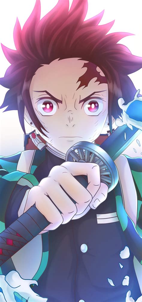 1080x2300 Tanjiro Kamado Kimetsu No Yaiba 4k Art 1080x2300 Resolution