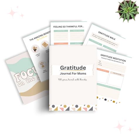 45 Pages Gratitude Printable Journal For Moms Parenting Lately