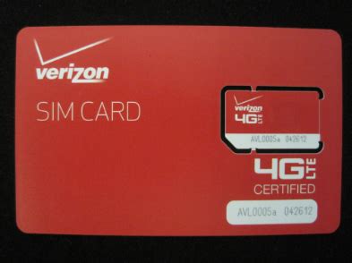 For use with verizon mobile broadband tablets. Verizon 2FF SIM Card (No Device) : ORBCOMM