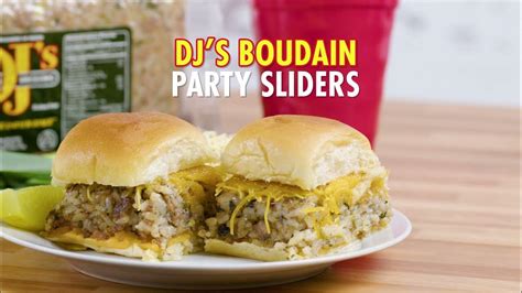Dj S Boudain Party Sliders Recipe Video Youtube