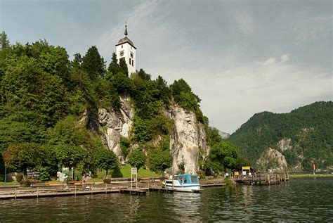 Church Of Traunkirchen As Seen From Traunsee In Summer Photograph By