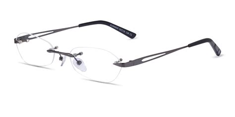 Summer Oval Gunmetal Rimless Eyeglasses Eyebuydirect Canada