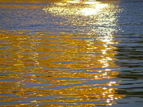 Reflection Of The Sun S Rays On The Water Stock Image Image Of Wave