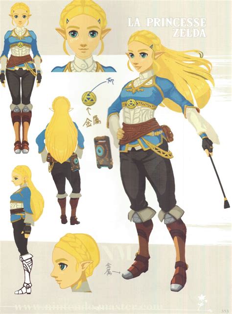 Concept Art For The Redesigned Zelda The Legend Of Zelda Breath Of