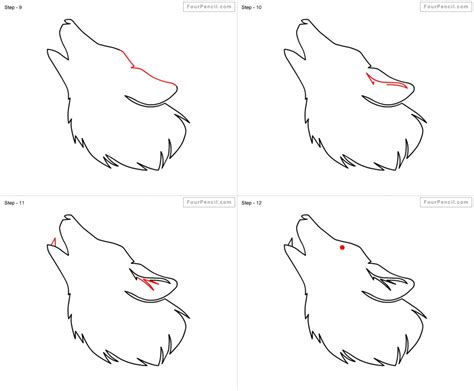 Wolf Drawing Step By Step Pencil At Explore