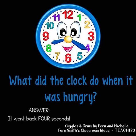 Tonights Joke For Tomorrows Students⠀ What Did The Clock Do When It