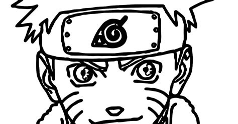 Naruto Face Anime For Kids Printable Free Coloring Pages