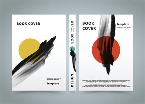 Book Cover Abstract Minimalist Art Soft Cover Book Design Poster Design