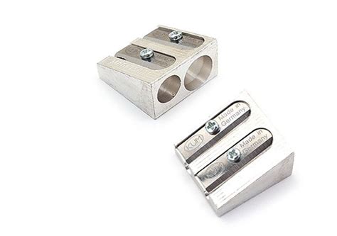 Silver Wedge Double Pencil Sharpener The Paper Craft Pantry
