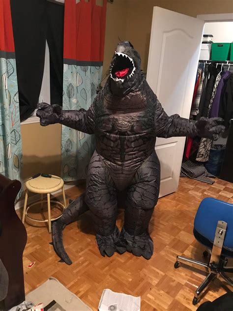 Me In My Godzilla Costume Happy Halloween Rgodzilla