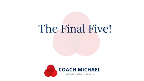 The Final Five Michael Dill Action Coach