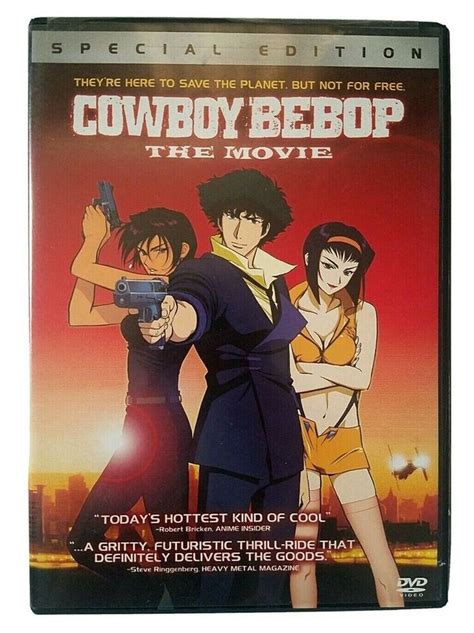 Cowboy Bebop The Movie Dvd 2003 Special Edition For Sale Online