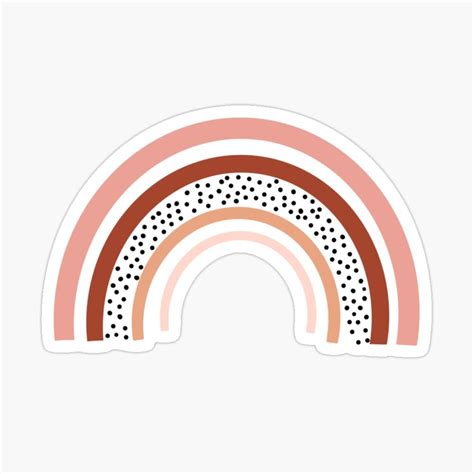 Boho Rainbow Sticker By Madisonmatheny In 2021 Rainbow Stickers