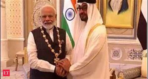 pm modi honoured with uae s highest civilian award order of zayed the economic times video