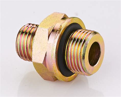 Brass Din Hydraulic Fittings O Ring Metric Pipe Thread Fittings