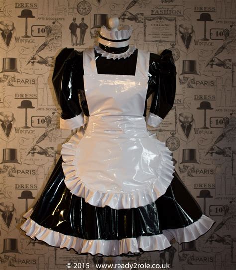 The Hi Alice More Pvc Maid Dress With Full Apron Individually Made