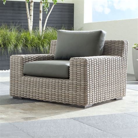 Our outdoor furniture is made from up to 100% recycled plastic, which diverts millions of pounds of plastic that would have been destined for our landfills, oceans, rivers, and lakes. Cayman Outdoor Lounge Chair with Graphite Sunbrella ...
