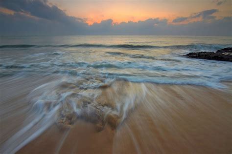 3008x2000 Beach Clouds Dawn Dusk Golden Hour Idyllic Ocean