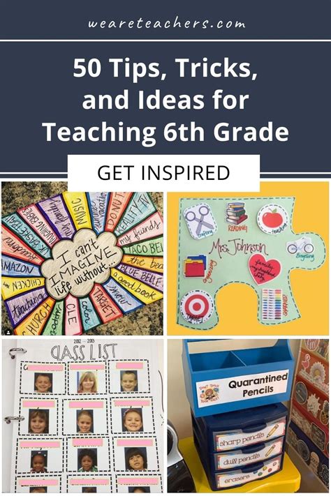 50 Tips Tricks And Ideas For Teaching 6th Grade In 2022 Teaching