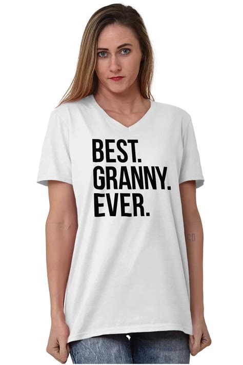 Best Relative Ever V Neck T Shirts Tshirt For Womens Worlds Okayest