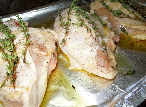 How to bake chicken breast so that it comes out nice and juicy? Roasted Garlic Pepper Split Chicken Breasts ...