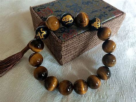 top  tigers eye natural stone sanhe  harmonies zodiac symbol bracelets  wealth