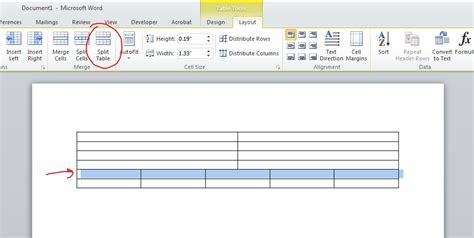 How To Insert Text Line Between Two Tables In Microsoft Word Super User