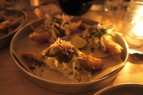 The tortilla is then folded around the filling and eaten by hand. Baja fish taco | Yelp