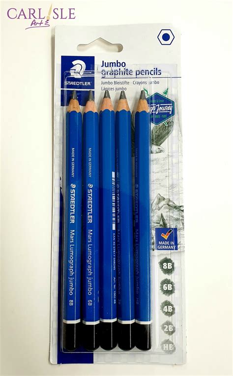 Staedtler Jumbo Graphite Pencils Set Of 6 Ebay