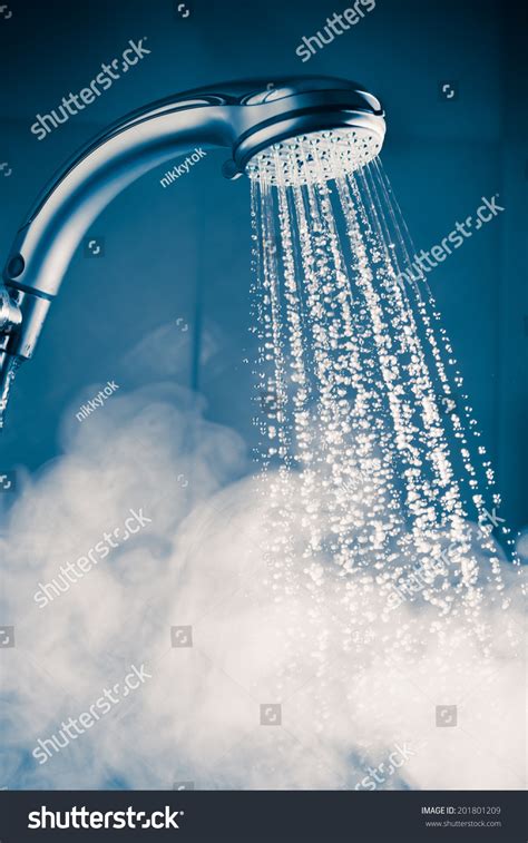 Contrast Shower Water Stream Stock Photo 201801209 Shutterstock