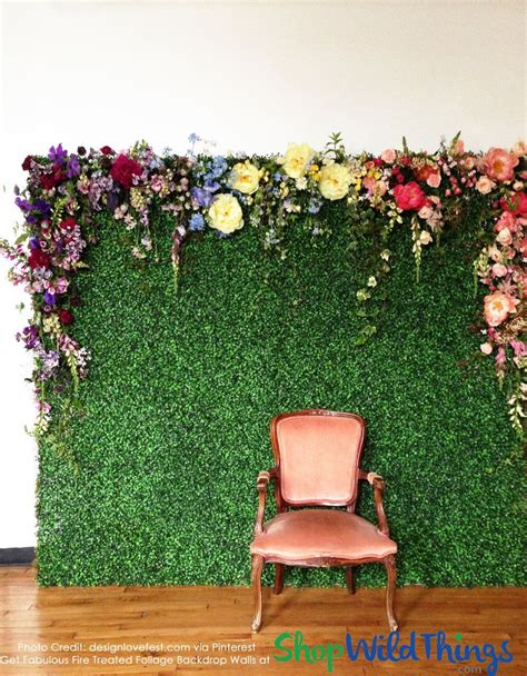 Artificial Greenery And Foliage Backdrops Backdrops For Parties Diy