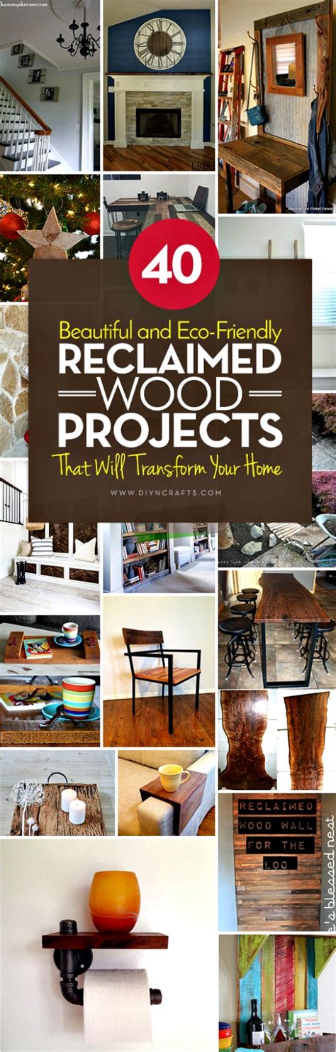40 Beautiful And Eco Friendly Reclaimed Wood Projects For Your Home