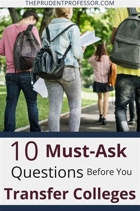 10 Must Ask Questions Before You Transfer Colleges Transferring